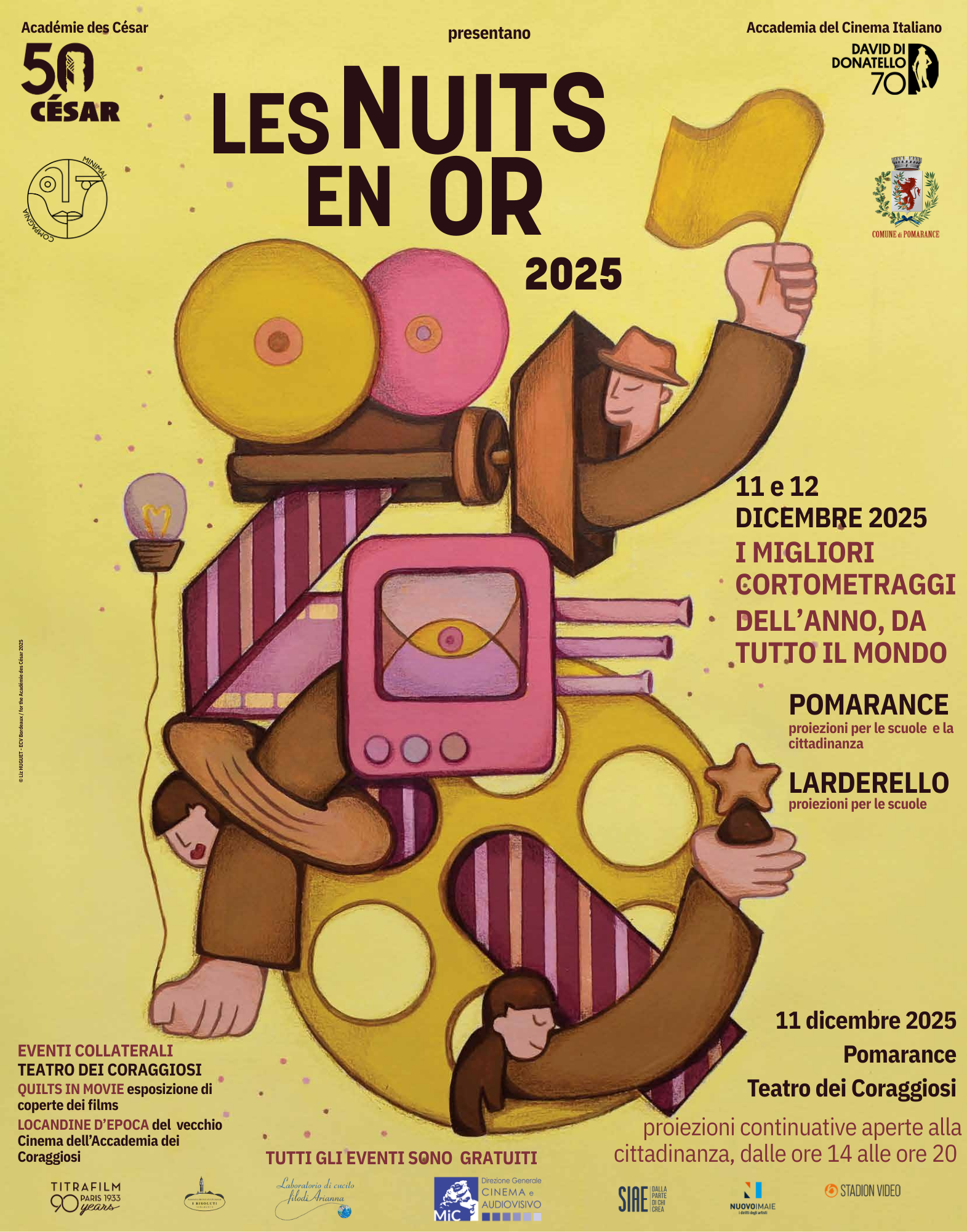 Locandina "Les nuits en or"