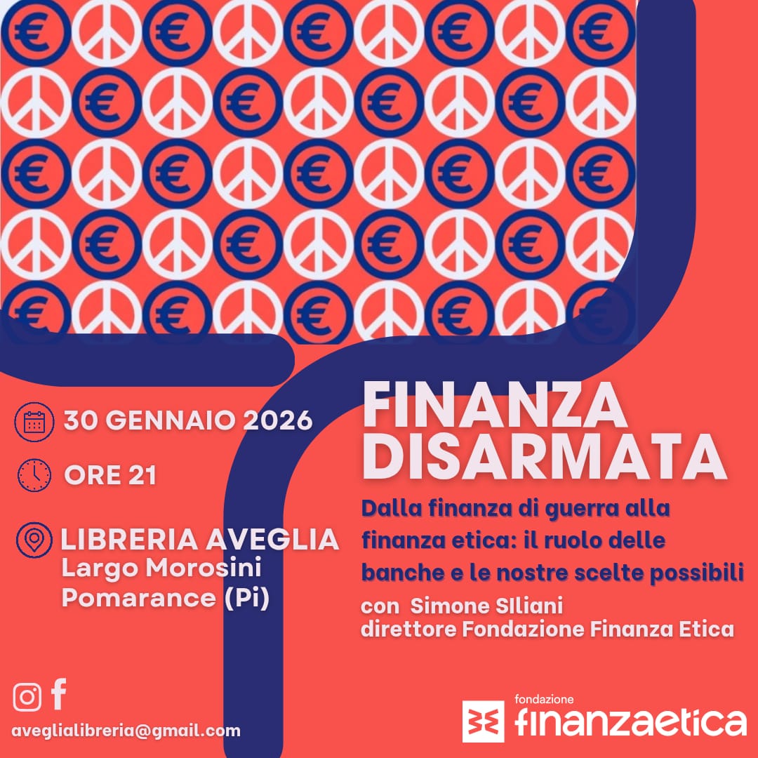 Locandina evento "Finanza disarmato"