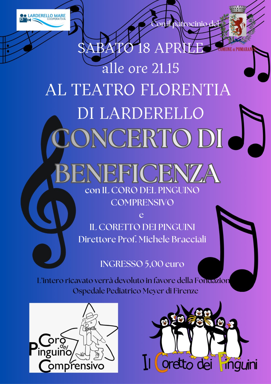 Locandina concerto beneficenza