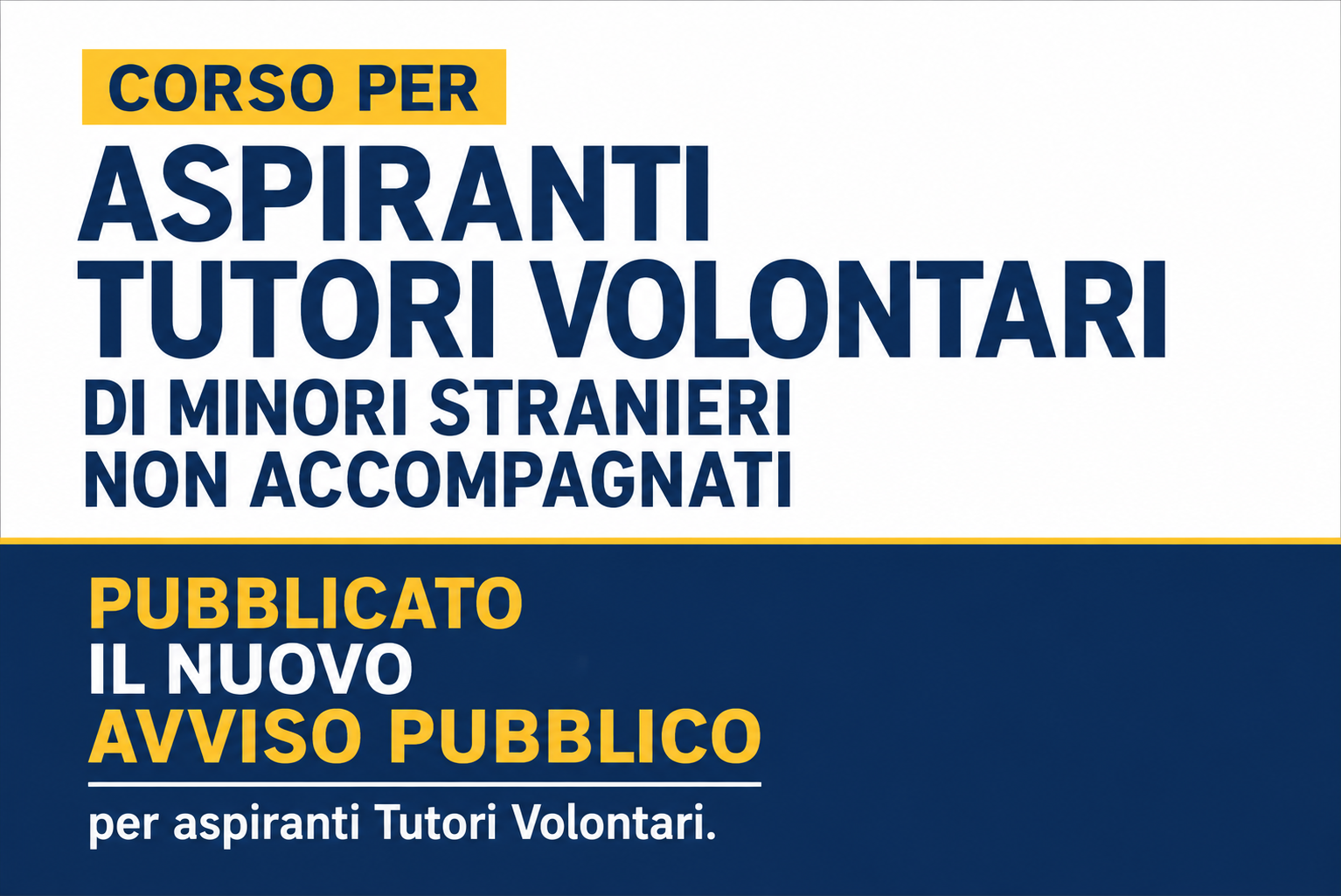 Corso tutori volontari