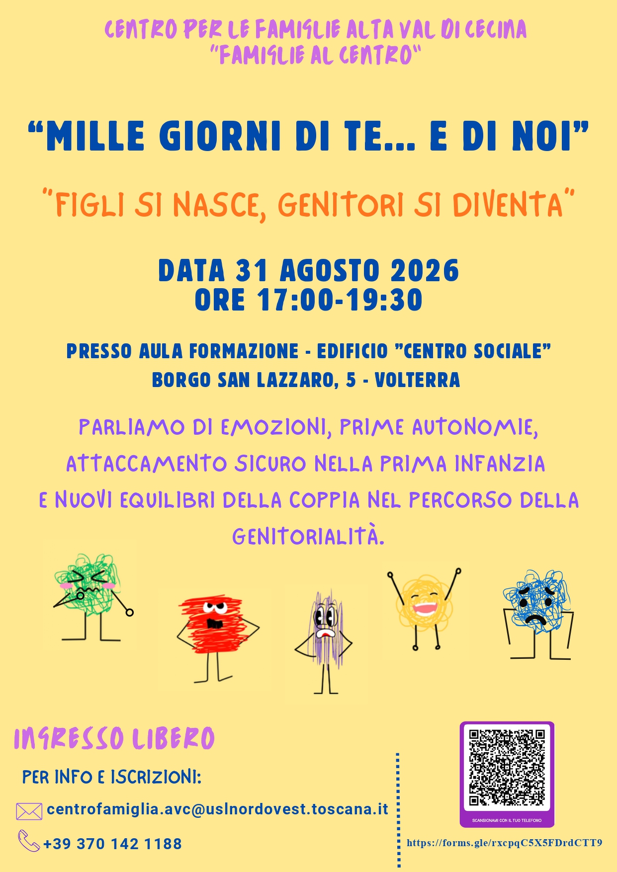 Volantino "Mille giorni di te ... e di noi"